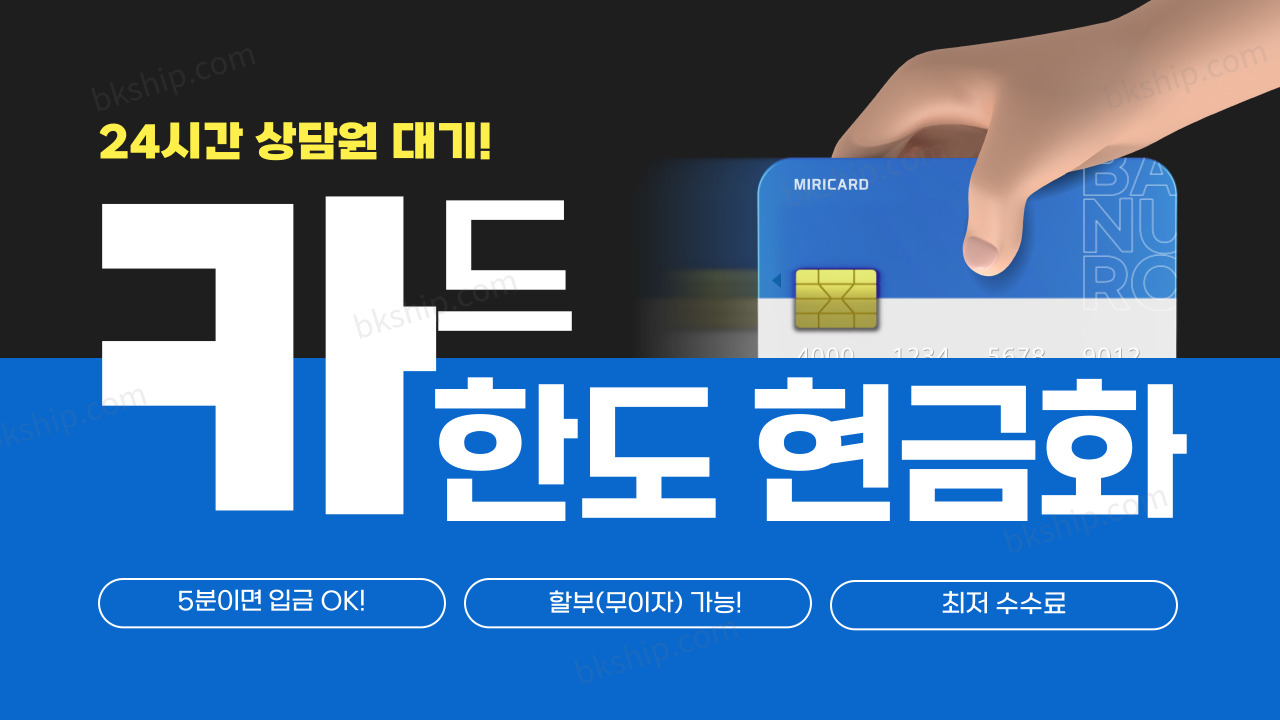 신용카드한도대출
